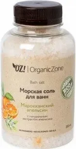 Organic Zone Морская соль для ванны Марокканский апельсин 250 мл