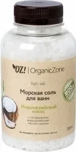 Organic Zone Морская соль для ванны Индонезийский кокос 250 мл