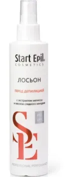 Start Epil Перед депиляцией с экстрактом мелиссы и маслом миндаля 200 мл