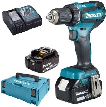 Makita DDF485RFJ (с 2-мя АКБ, кейс)