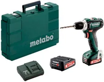 Metabo PowerMaxx BS 12 601036500 (с 2-мя АКБ 2 Ah, кейс)