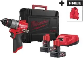 Milwaukee M12 FPD2MC-602X 4933499463 (с 2-мя АКБ, кейс)