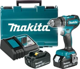 Makita DDF485RFE (с 2-мя АКБ, кейс)
