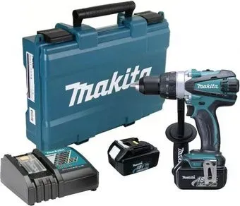Makita DDF458RFE (с 2-мя АКБ, кейс)