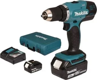 Makita DDF453RFE (с 2-мя АКБ, кейс)