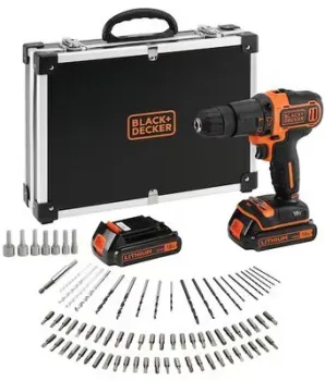Black & Decker BDCHD18BAFC (с 2-мя АКБ, кейс)