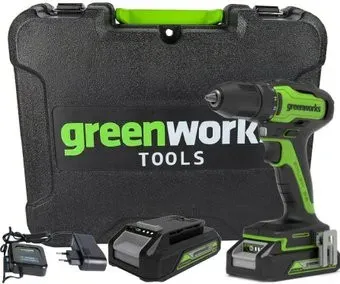 Greenworks GD24DD35K2 3704007UA (с 1-м АКБ, кейс)