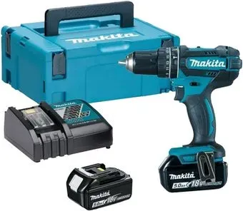 Makita DHP482RTJ (с 2-мя АКБ, кейс)