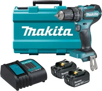 Makita DHP485SFE (с 2-мя АКБ, кейс)