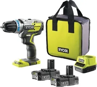 Ryobi R18PDBL-220S 5133003436 (с 2-мя АКБ, сумка)