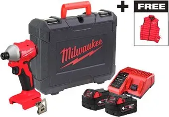 Milwaukee M18 BLIDRCMC-402C 4933499457 (с 2-мя АКБ, кейс)