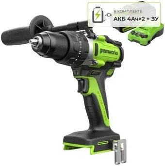 Greenworks GD24DD140 3707607CUD (с 2-мя АКБ)