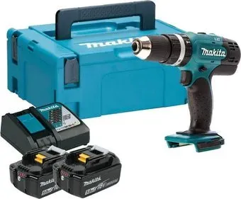 Makita DHP453RTJ (с 2-мя АКБ, кейс)