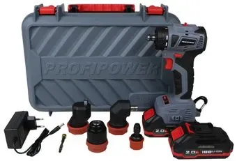 Profipower MKBL-18BM (с 2-мя АКБ, кейс, сменные патроны)