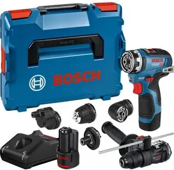 Bosch GSR 12V-35 FC Professional 06019H3008 (с 2-мя АКБ, набор сменных патронов, кейс)