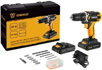 Deko Banger 20V ONE + Set 63 083-1043 (с 2-мя АКБ, кейс)