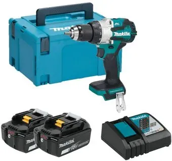 Makita DHP489RTJ (с 2-мя АКБ, кейс)