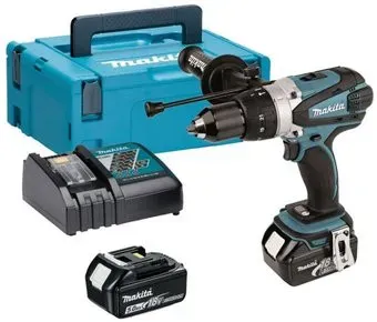 Makita DHP458RTJ (с 2-мя АКБ, кейс)