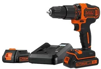 Black & Decker BDCHD18K1B2 (с 2-мя АКБ, кейс)