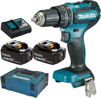 Makita DHP485RTJ (с 2-мя АКБ 5 Ач, кейс)