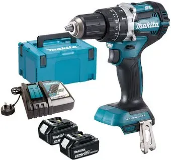 Makita DHP484RTJ (с 2-мя АКБ, кейс)