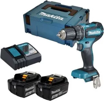 Makita DHP485RFJ (с 2-мя АКБ, кейс)