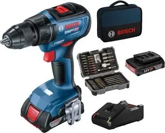 Bosch GSR 18V-50 Professional 06019H5004 (с 2-мя АКБ, сумка, оснастка)