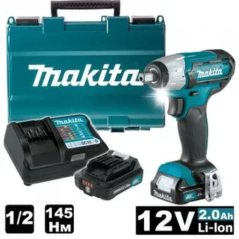 Makita TW141DWAE (с 2-мя АКБ, кейс)