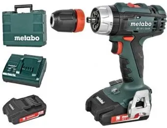 Metabo BS 18 L Quick 602320500 (с 2-мя АКБ, кейс)