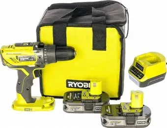 Ryobi R18PD3-215S 5133003339 (с 2-мя АКБ 1.5 Ah, сумка)