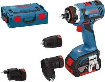 Bosch GSR 18 V-EC FC2 Professional (два аккумулятора 4 А*ч + насадки)