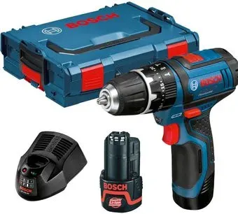 Bosch GSB 12V-15 Professional 06019B6906 (с 2-мя АКБ, кейс)