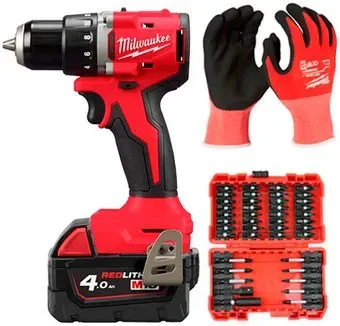 Milwaukee M18 BLDDRC-402C 4933492834P1742F (с 2-мя АКБ, кейс)