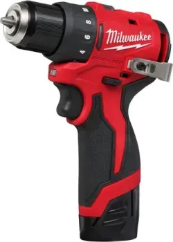 Milwaukee M12 BLDDRC-202C 4933499686P42F (с 2-мя АКБ, кейс)