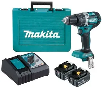 Makita DHP484RTE (с 2-мя АКБ, кейс)