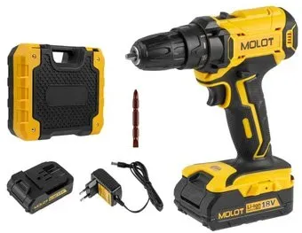 Molot MBD 1815 Li 1335504 (с 2-мя АКБ, кейс)