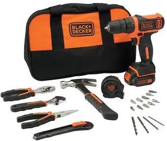 Black & Decker BDCDD12 (с 1-им АКБ, сумка)