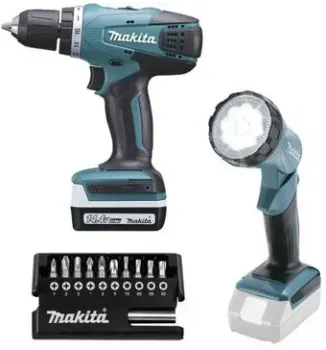 Makita DF347DWLX1 (с 2-мя АКБ, фонарь, кейс)
