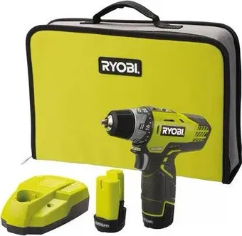 Ryobi R12DD-LL13S 5133001802 (с 2-мя АКБ 1.3 Ah, сумка)