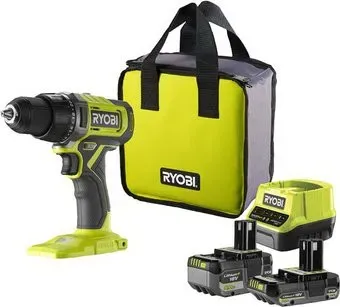Ryobi RDD18-2C52S 5133005522 (с 2-мя АКБ 2 Ач+5 Ач, сумка)