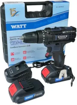 WATT WAS-18Li-3 1.018.Y29.23 (с 2-мя АКБ, кейс)