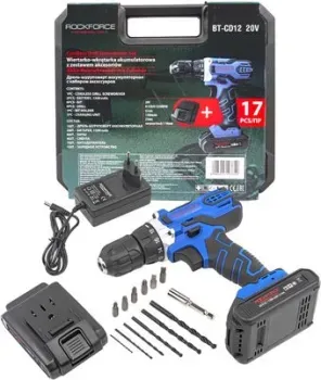 FORSAGE F-BT-CD12 20V (с 2-мя АКб, кейс, набор оснастки)