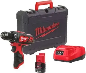 Milwaukee M12 BDD-201C 4933479439 (с 1-м АКБ, кейс)