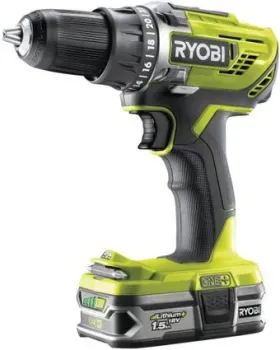 Ryobi R18DD3-215S 5133003774 (с 2-мя АКБ, сумка)