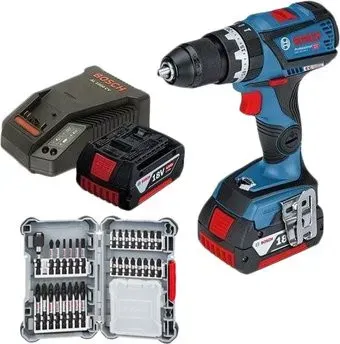 Bosch GSR 18V-60 C Professional 0615990L2H (с 2-мя АКБ)