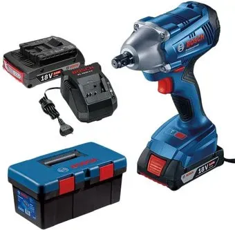 Bosch GDS 250-LI Professional 0615990L2C (с 2-мя АКБ, кейс)
