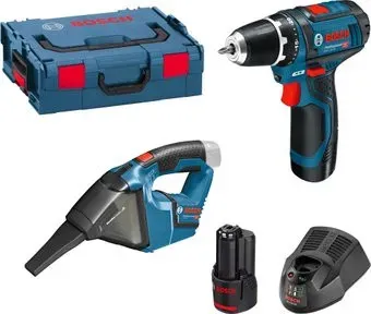 Bosch GSR 12V-15 Professional 0615990GE3 (с 2-мя АКБ, кейс)