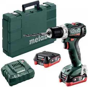 Metabo PowerMaxx BS 12 BL 601038800 (с 2-мя АКБ 4 Ah, кейс)