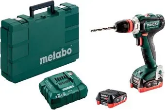 Metabo PowerMaxx BS 12 Q 601037800 (с 2-мя АКБ 4 Ah, кейс)