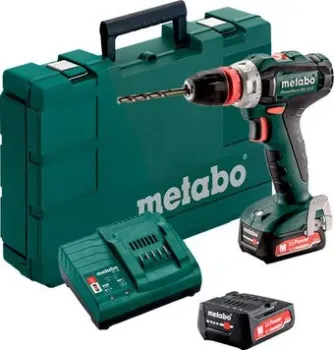 Metabo PowerMaxx BS 12 Q 601037500 (с 2-мя АКБ 2 Ah, кейс)